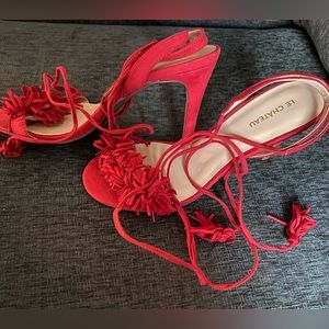 LE CHATEAU Tie up heels❤️